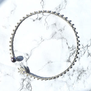 Feuille Pearl Choker II