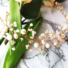 Load image into Gallery viewer, Cascading Pearl Choker